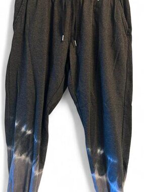 Bebe sport charcoal/gray tie-dye sweatpants.